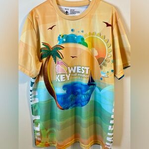 Men’s Key West Half Marathon Shirt, XL, New